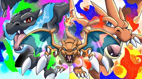 nintendo, pokemon, dragonphoenix790, blue_eyes, blue_fire