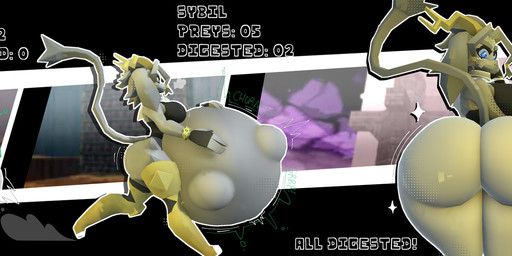 sybil_(pseudoregalia), pseudoregalia, weirdodoods, abdominal_bulge, accessory