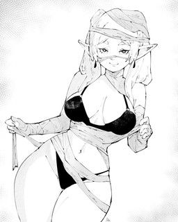 frieren, frieren_beyond_journey's_end, miregeist, bra, breasts