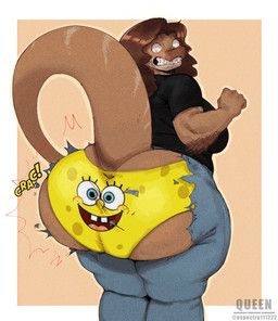 marcie_(lowpolyarelione), spongebob_squarepants_(character), nickelodeon, spongebob_squarepants, espectro111222