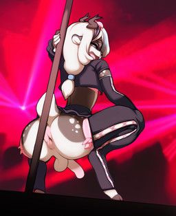 doxy, 5_fingers, accessory, anthro, antlers
