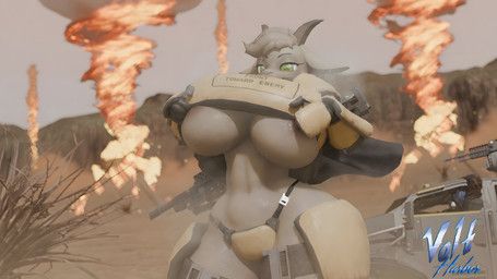 auri_(thehuskylord), helldivers, voltharbor, 2_horns, ambiguous_gender
