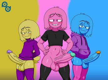 club_penguin, puffle_dreemurr, balls, big_penis, black_clothing