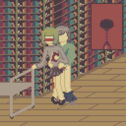 eternull_wxnter, against_furniture, against_surface, animal_humanoid, blue_bottomwear