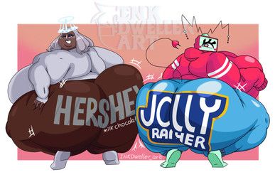 sera_(hazbin_hotel), hazbin_hotel, hellaverse, hershey's, jolly_rancher