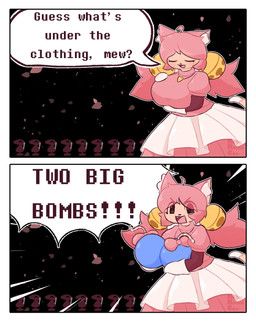 mew_mew_(undertale), pink_(deltarune), deltarune, undertale_(series), moonimochacat