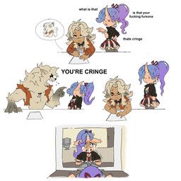 celeste_(deadlock), lilah_silver, deadlock_(game), is_that_your_fucking_fursona?_that's_cringe, mythology