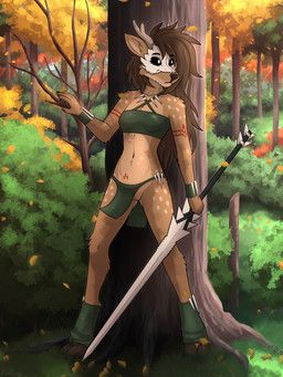 senti_(kazrune), kazrune, 2_horns, 5_fingers, anthro