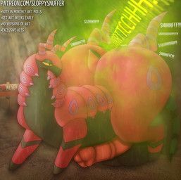samantha_(abitrandom), nintendo, pokemon, sloppysnuffer, anal