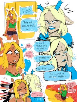 carol_holiday, noelle_holiday, deltarune, undertale_(series), currentlytr_ash