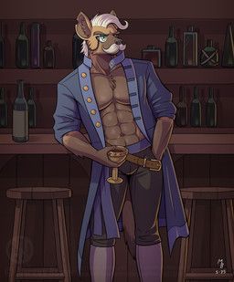 theozaakyr_(spritedude), spritedude, abs, alcohol_bottle, anthro