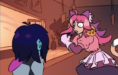 irritable_ghost_(deltarune), kris_dreemurr, mad_mew_mew, mew_mew_(undertale), pink_(deltarune)