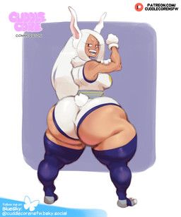 rumi_usagiyama, my_hero_academia, cuddlecorensfw, animal_humanoid, big_butt