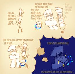 one_(bfdi), pencil_(bfdi), battle_for_dream_island, object_shows, fuckoffucku_(artist)