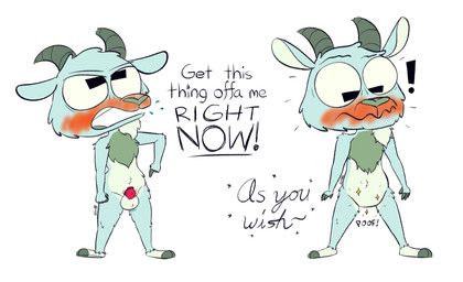 str00p, anthro, bovid, broken_horn, caprine