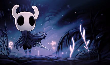 the_knight_(hollow_knight), hollow_knight_(franchise), team_cherry, unknown_artist, 2_horns