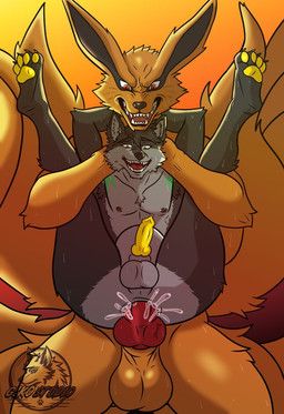 kurama, ronindawoofer, naruto, giko182, anal