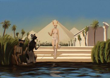 vrillsky, african_wild_dog, anthro, black_body, black_fur
