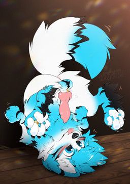 vuk_the_wusky, magenta7, 4_toes, animal_genitalia, animal_penis
