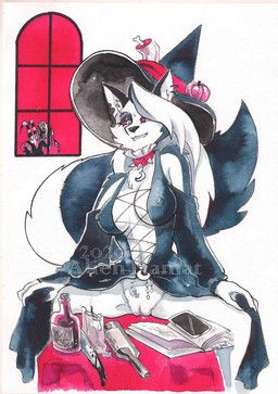 blitzo_(helluva_boss), loona_(helluva_boss), hellaverse, helluva_boss, mythology