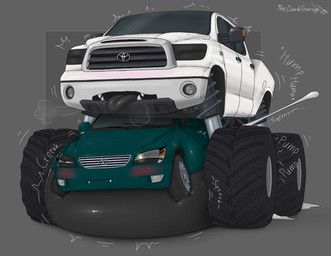 monster_breeder_(thedarkgarage), lexus, lexus_(car), toyota, toyota_tundra
