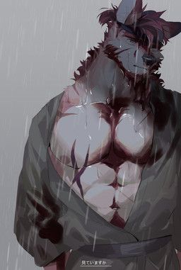 seatohao, abs, accessory, anthro, asian_clothing