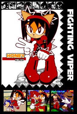 classic_knuckles, classic_sonic, fang_the_hunter, honey_the_cat, knuckles_the_echidna
