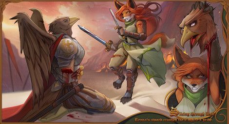 reyna_(finnishstraydog), flucky_bat, accipitrid, accipitriform, after_battle