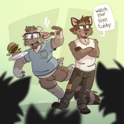 gary_(tinydeerguy), sam_(tinydeerguy), tinydeerguy, 4_toes, anthro