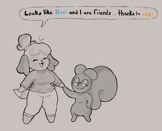 isabelle_(animal_crossing), navi_(navipal), animal_crossing, nintendo, tomodachi_life