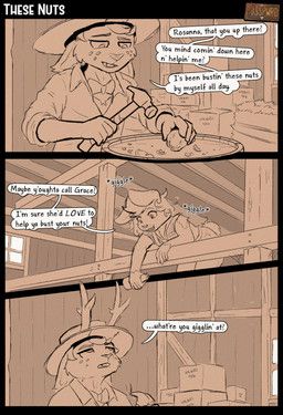 barnaby_goode_(posspowered), rosanna_hayfield_(posspowered), posspowered, 2_horns, anthro