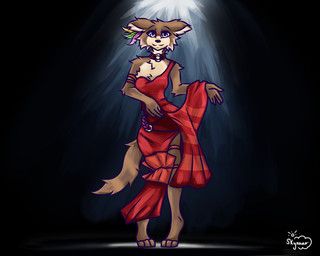 juno_(beastars), beastars, skynnao, anthro, barefoot
