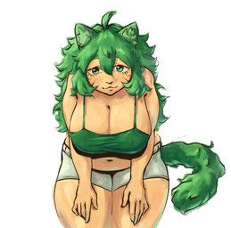 nekoto_(melonsoldier), melonsoldier, ahoge, animal_humanoid, belly