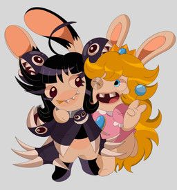 barb_(rayix), fan_character, rabbid_peach, mario_bros, mario_plus_rabbids_kingdom_battle
