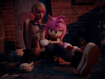 amy_rose, ashley_graham, capcom, resident_evil, sega