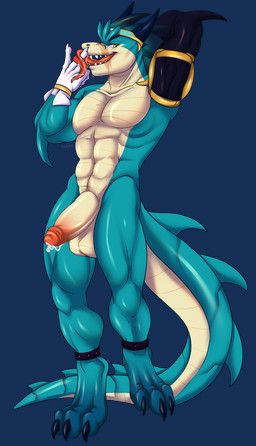 rashek, kaitoharo99, abs, anklet, anthro