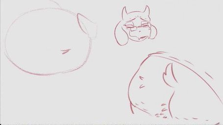 toriel, deltarune, undertale_(series), gassipons, sound_warning