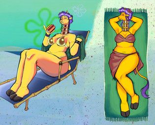 capitan_meat, anthro, artiodactyl, beach, beverage_can