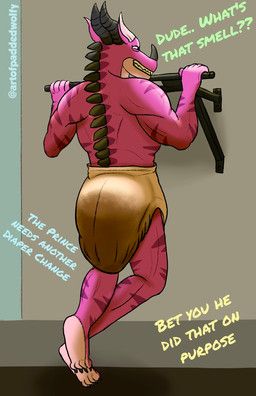 zora_drakori, mythology, paddedwolfy, 3_horns, 4_toes