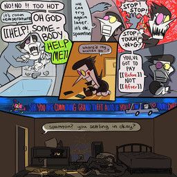 anon, spamton_g._spamton, deltarune, undertale_(series), homie_(artist)