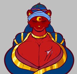 torionepilots, anthro, big_breasts, black_eyebrows, blush