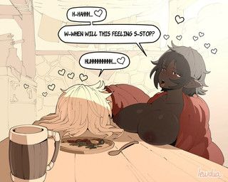lola_(lewdua), pamela_(lewdua), lewdua, aphrodisiac, aroused