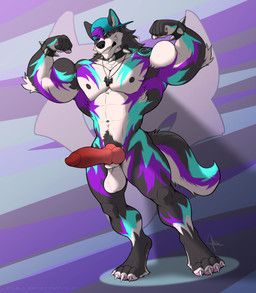 wolfpupsif, mythology, fullbodywolf, anthro, backwards_cap