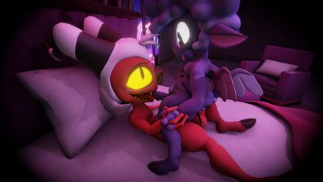 collin_(helluva_boss), moxxie_(helluva_boss), hellaverse, helluva_boss, oicw_chan