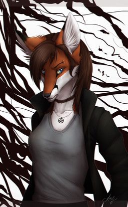 lynjox, anthro, black_nose, breasts, brown_hair