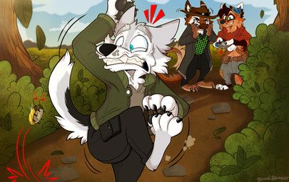 archie_(thearchiefox), mythology, brookibrooki, anthro, canid