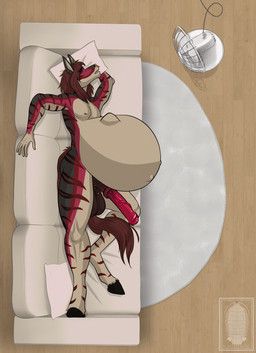 shock_(zorse), plaguetastic, abdominal_bulge, animal_genitalia, animal_penis