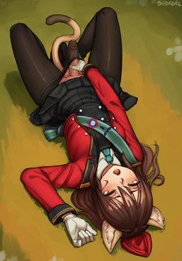 seraziel, accessory, animal_humanoid, balls, big_penis