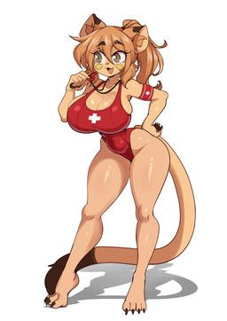 goya_(lucyfercomic), lucyfercomic, anthro, big_breasts, biped