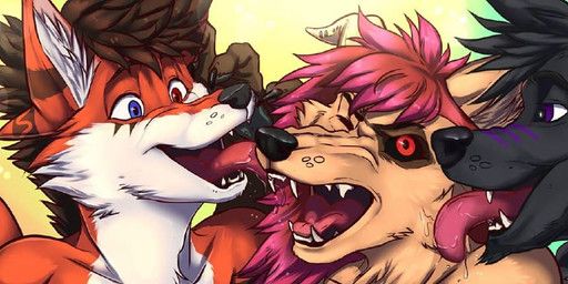 reddy_(reddyrennard), shadow_von_wolfkin, black_sclera, blue_eyes, canid